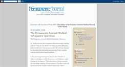 Desktop Screenshot of permanentejournal.blogspot.com