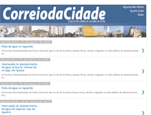 Tablet Screenshot of correiodacidade.blogspot.com