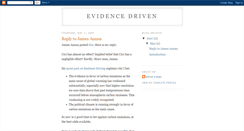 Desktop Screenshot of evidencedriven.blogspot.com