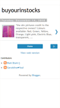 Mobile Screenshot of buyourinstocks.blogspot.com