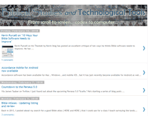 Tablet Screenshot of bibleandtech.blogspot.com
