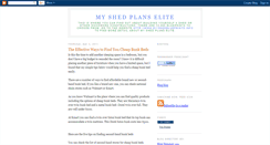 Desktop Screenshot of myultimateshedplanselite.blogspot.com
