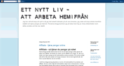 Desktop Screenshot of ettnyttliv-attarbetahemifrn.blogspot.com