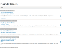 Tablet Screenshot of fluoridedangers.blogspot.com