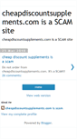 Mobile Screenshot of cheapdiscountsupplementscom.blogspot.com