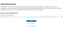 Tablet Screenshot of aboutsalvation.blogspot.com