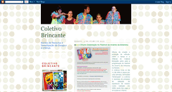 Desktop Screenshot of coletivobrincante.blogspot.com