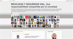 Desktop Screenshot of movilidadyseguridadvial.blogspot.com