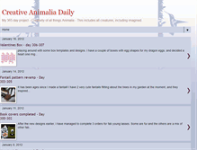 Tablet Screenshot of creativeanimaliadaily.blogspot.com