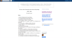Desktop Screenshot of formacionpsicologo2.blogspot.com