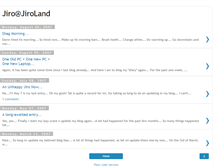 Tablet Screenshot of jiroland.blogspot.com
