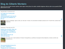 Tablet Screenshot of blogdogilbertomonteiro.blogspot.com