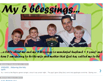 Tablet Screenshot of my5blessings.blogspot.com