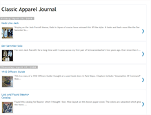 Tablet Screenshot of classicappareljournal.blogspot.com