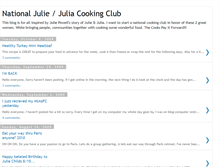 Tablet Screenshot of juliejuliacookingclub.blogspot.com