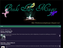Tablet Screenshot of booksarewonderfulmagic.blogspot.com