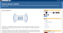 Desktop Screenshot of culturasocialepolitica.blogspot.com
