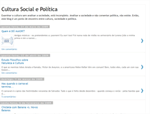 Tablet Screenshot of culturasocialepolitica.blogspot.com