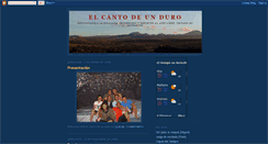 Desktop Screenshot of elcantodeunduro.blogspot.com