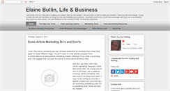 Desktop Screenshot of elainebullin.blogspot.com