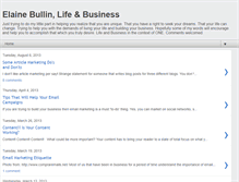 Tablet Screenshot of elainebullin.blogspot.com