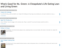 Tablet Screenshot of goodforgreen.blogspot.com