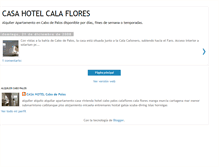 Tablet Screenshot of casahotelcalaflores.blogspot.com