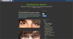 Desktop Screenshot of experienciesimatge.blogspot.com