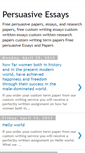 Mobile Screenshot of persuasive-essays.blogspot.com