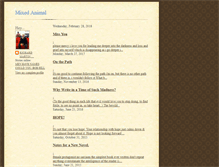 Tablet Screenshot of mixedanimal.blogspot.com