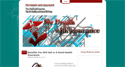 Desktop Screenshot of myhealthwithinsurance.blogspot.com