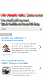 Mobile Screenshot of myhealthwithinsurance.blogspot.com