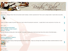 Tablet Screenshot of beadinbabe.blogspot.com