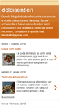 Mobile Screenshot of dolcisentieri.blogspot.com