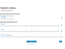 Tablet Screenshot of hackerlib.blogspot.com