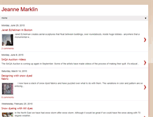 Tablet Screenshot of jeannemarklin.blogspot.com