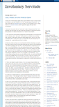Mobile Screenshot of involuntaryservitude.blogspot.com