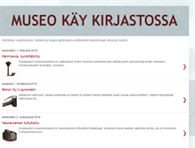 Tablet Screenshot of museokirjastossa.blogspot.com