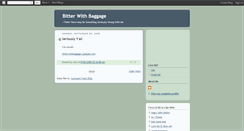Desktop Screenshot of bitterwithbaggage.blogspot.com