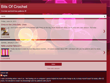 Tablet Screenshot of bitsofcrochet.blogspot.com
