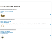 Tablet Screenshot of lindalevinsondesigns.blogspot.com