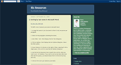 Desktop Screenshot of bizresources.blogspot.com