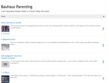 Tablet Screenshot of bauhausparenting.blogspot.com
