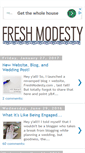 Mobile Screenshot of freshmodesty.blogspot.com