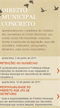 Mobile Screenshot of direitomunicipalconcreto.blogspot.com