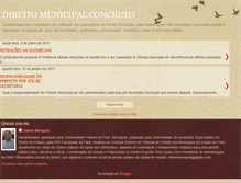 Tablet Screenshot of direitomunicipalconcreto.blogspot.com