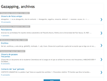 Tablet Screenshot of gazappingarchivos.blogspot.com