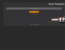 Tablet Screenshot of acnetreatment5.blogspot.com