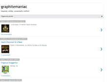 Tablet Screenshot of graphitemaniac.blogspot.com