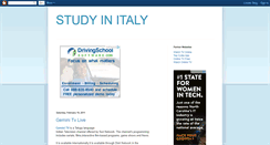 Desktop Screenshot of education-in-italy.blogspot.com